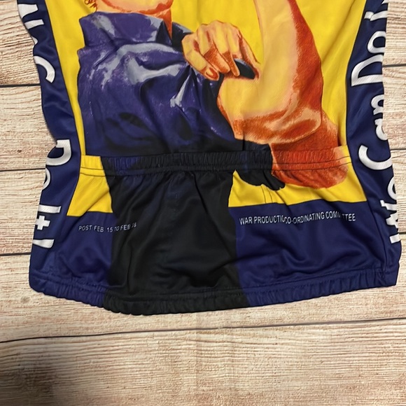 Women’s Rosie the Riveter cycling jersey size M - Picture 9 of 10